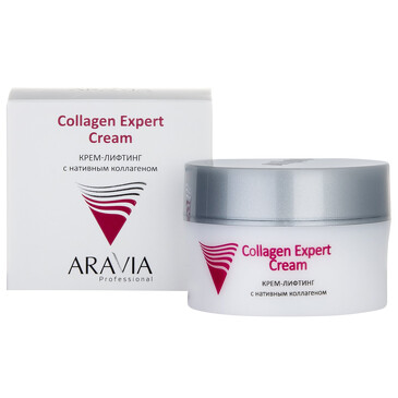 Крем-лифтинг с нативным коллагеном Collagen Expert Cream 50 мл Aravia Professional 