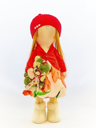 Интерьерная кукла Валя Мануфактура игрушек Dollru