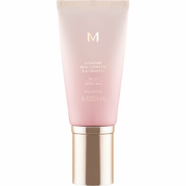 Крем BB для лица тональный Signature Real Complete EX Шелковистое сияющее покрытие SPF30/PA++, тон 23, 45 г Missha