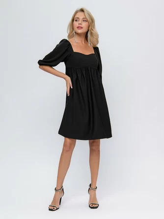 Платье-мини с рукавами 3/4 1001Dress
