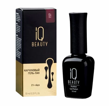 Гель-лак каучуковый с кальцием, 10 мл IQ Beauty