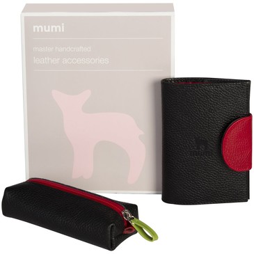 Подарочный набор (обложка для паспорта и ключница) Mumi