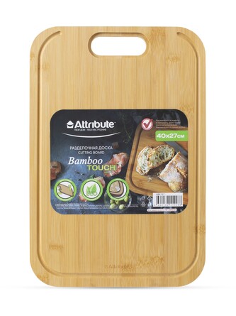 Разделочная доска Bamboo Touch 40х27х1.5 см Attribute