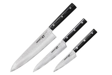 Набор ножей 3в1 Samura 67 (98 мм, 150 мм, 208 мм) Samura