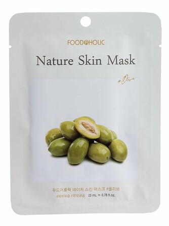 Маска тканевая olive nature skin mask 23 мл Foodaholic