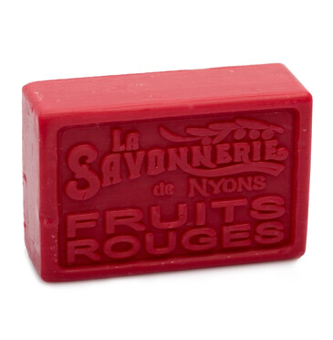 Мыло с красными ягодами прямоугольное, 100 гр. La Savonnerie de Nyons
