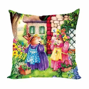 Подушка декоративная Цветущий сад 40х40 см Zaberite