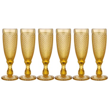 Набор бокалов для шампанского Гранат (6 шт. по 150 мл., 20 см) Lefard