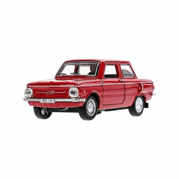 Игрушка Ретроавтомобиль Заз-968а, 12 см, (инерц. механизм, открываются двери и багажник) Технопарк