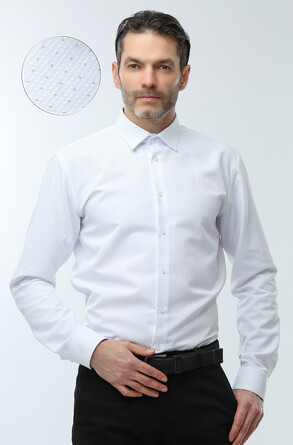 Рубашка приталенная (slim fit) с длинным рукавом Nicolo Angi