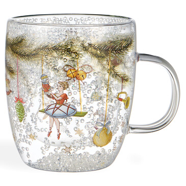 Кружка с двойными стенками Щелкунчик 410 мл Lefard