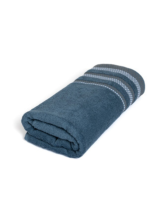 Полотенце махровое Бордюр точки 70x140 см Lucky