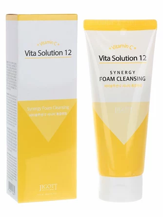Пенка для умывания vita solution 12 180 мл Jigott