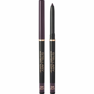 Карандаш для глаз автоматический Automatic eyeliner бордовый, тон 04, 0,28 г Stellary