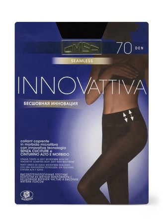 Колготки (2 шт.) Innovattiva 70 Micro (бесшовные) Omsa