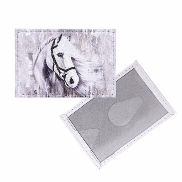 Обложка для проездного Серебряная лошадь Eshemoda