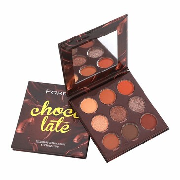 Тени для век 9 цветов Choco Late тон: 11, 9 гр. Farres