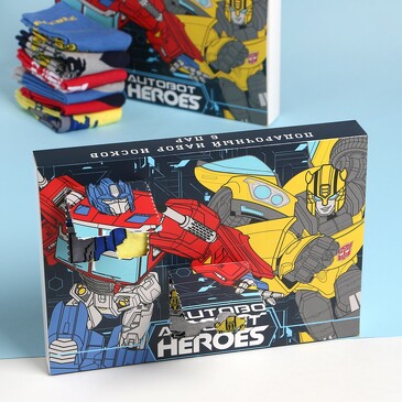 Носки (6 пар) Transformers Hasbro