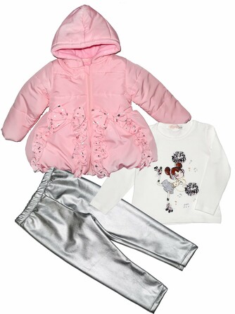 Комплект (куртка, лонгслив и брюки) Baby Rose