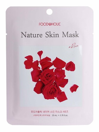 Маска тканевая rose nature skin mask 23 мл Foodaholic