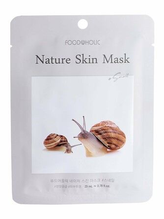 Маска тканевая snail nature skin mask 23 мл Foodaholic