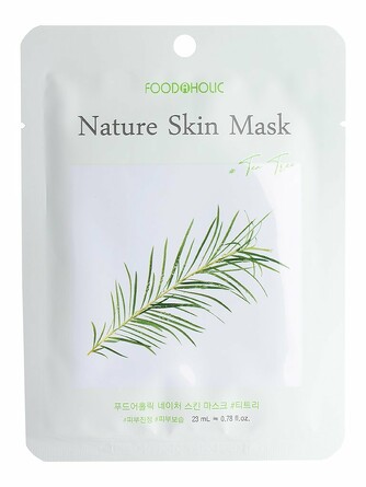 Маска тканевая tea tree nature skin mask 23 мл Foodaholic