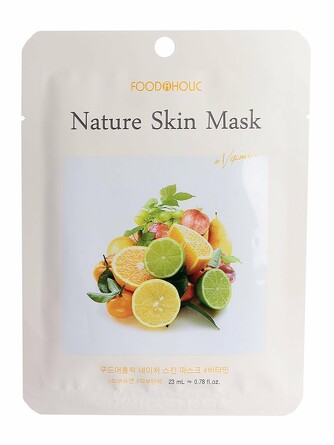 Маска тканевая vitamin nature skin mask 23 мл Foodaholic