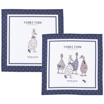 Набор салфеток Family Farm (2 шт. по 40х40 см) Santalino