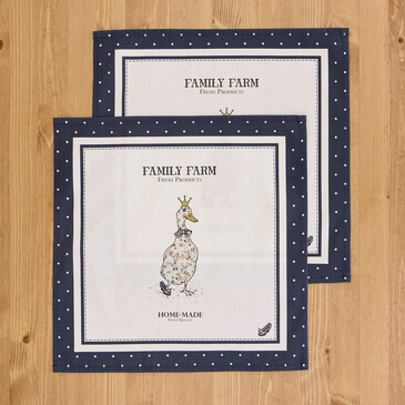 Набор салфеток Family Farm (2 шт. по 40х40 см) Santalino