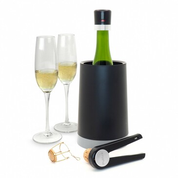 Набор для шампанского (емкость для охлаждения, открывалка и пробка) Pulltex