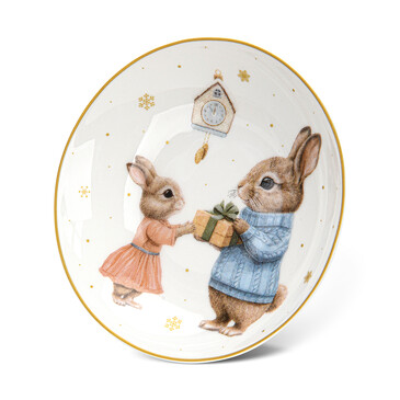 Блюдце Miracle 10 см (фарфор) Fissman