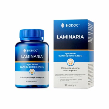 Пищевая добавка. Ламинария (№90 по 0,5 г) Biodoc