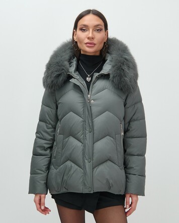 Куртка зимняя с мехом и капюшоном MTForce