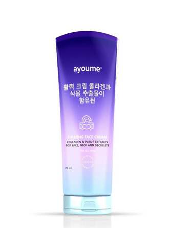 Крем для лица восстанавливающий с коллагеном и растительными экстрактами 70 мл Ayoume