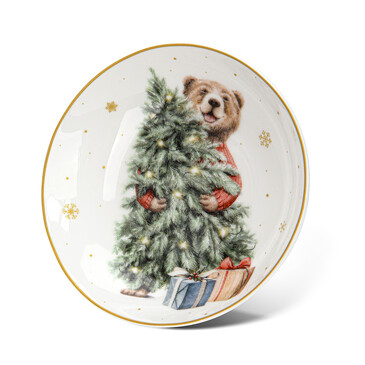 Блюдце Miracle 10 см (фарфор) Fissman