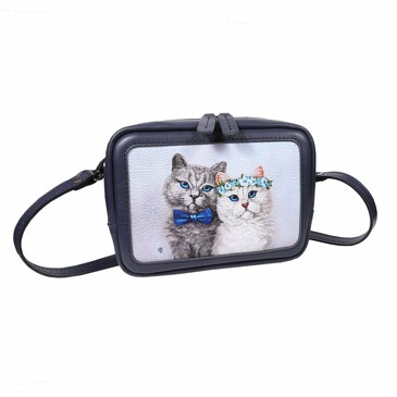 Сумка кросс-боди Box Bag Василек и Незабудка Eshemoda