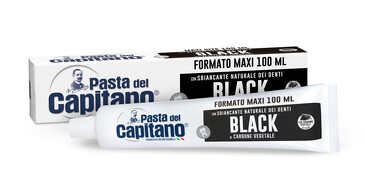Паста зубная с древесным углем, 100 мл Pasta del Capitano