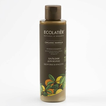 Бальзам для волос Здоровье&Красота Серия Organic Marula, 250 мл Ecolatier