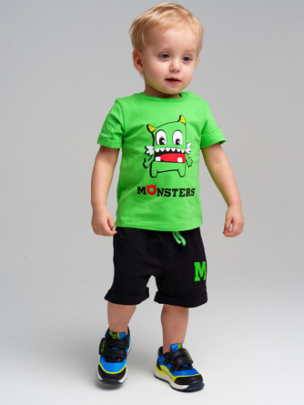 Комплект (футболка, шорты) Funny Monsters PlayToday