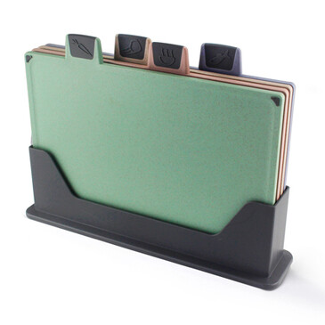 Набор разделочных досок (4 пр.) 30x22,5см (пластик) Fissman