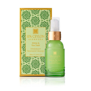 Маска для лица ночная ухаживающая Ним и чайное дерево, 30 мл Spa Ceylon