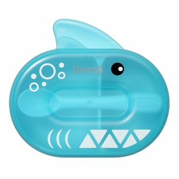 Тарелочка с крышкой и ложечкой Shark Uviton