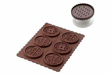 Набор для приготовления печенья Cookie Dolce Vita Slim 11х15,2х5,2 см Silikomart