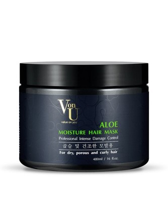 Маска для волос увлажняющая с алое вера Aloe Moisture Hair Mask , 480 мл Von-U