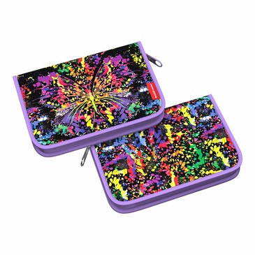 Пенал-книжка без наполнения 135x205x30мм Butterfly ErichKrause