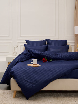 Комплект постельного белья микрофибра-страйп Текс-Плюс