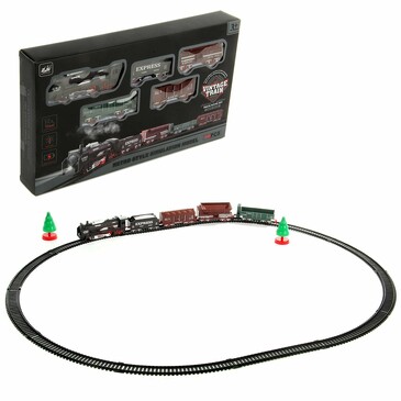 Дорога железная на батарейках. Ретро (19 детал.) Veld Co