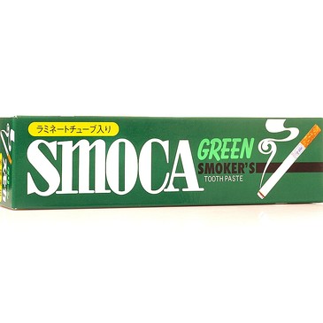 Зубная паста для курящих Smoca Green со вкусом мяты и эвкалипта, 120 г Smoca