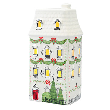 Домик с подсветкой Olgod New Year Essential, 22 см Tkano