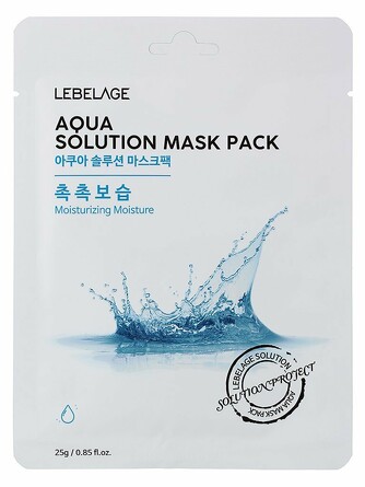 Маска тканевая aqua solution mask Lebelage